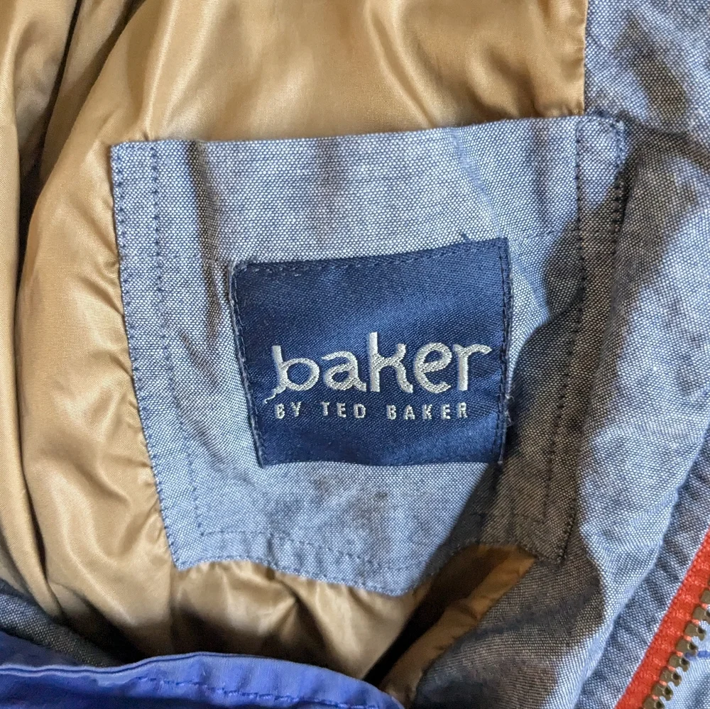 Baker by Ted Baker Blue Kids Hooded Jacket Size 6/7